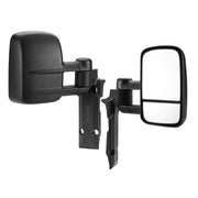 SAN HIMA Pair Extendable Towing Mirrors For Toyota Landcruiser 70-79 Series 1984-2019