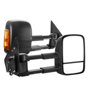 Pair Towing Mirrors for Toyota Landcruiser 200 Series 2007-2021 with Indicator