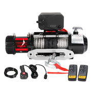 FIERYRED 17500LBS 12V Wireless Electric Winch Synthetic Rope